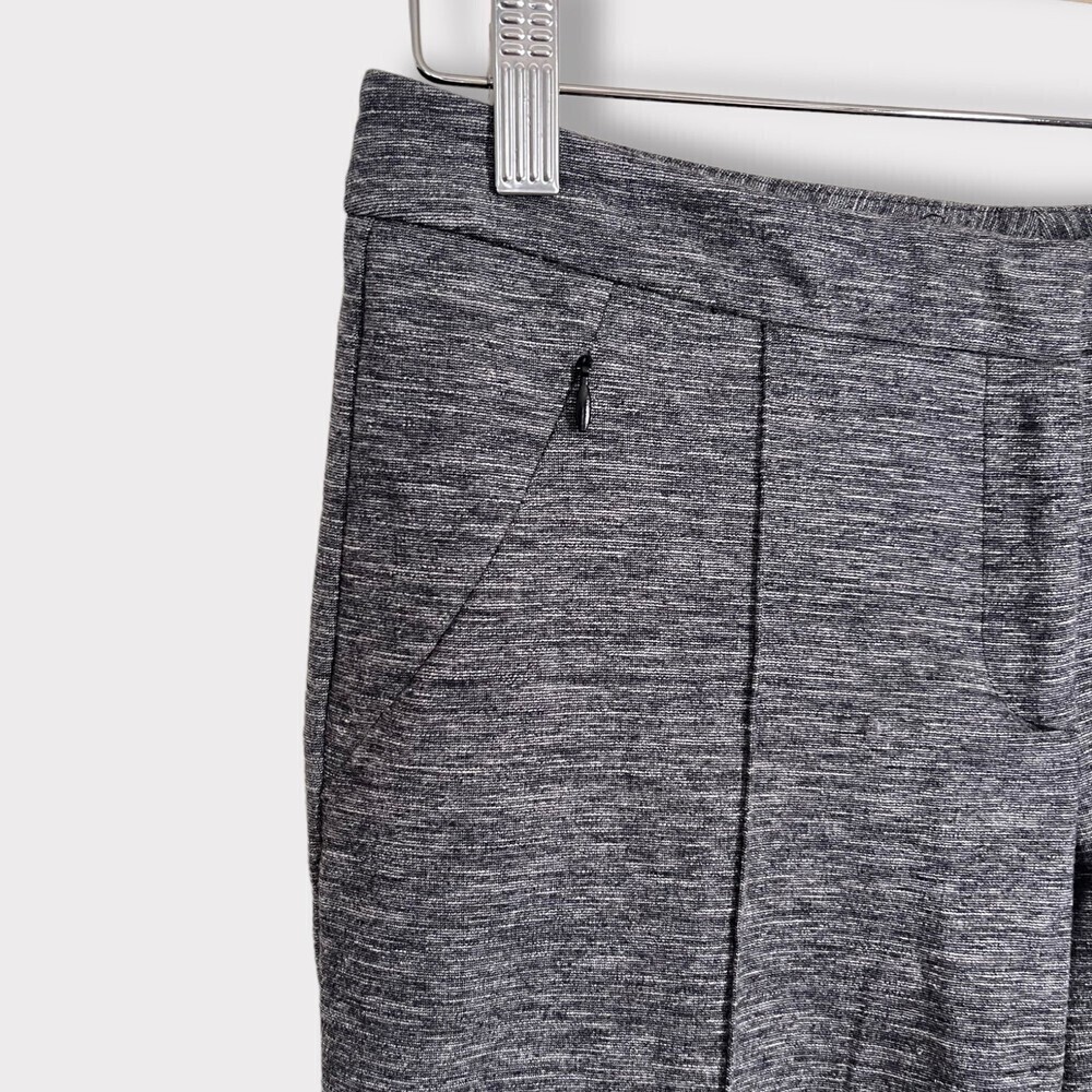 Anthropologie Grey Stretchy Cartonnier Dress Pants Cropped Size 8 - Picture 4 of 8